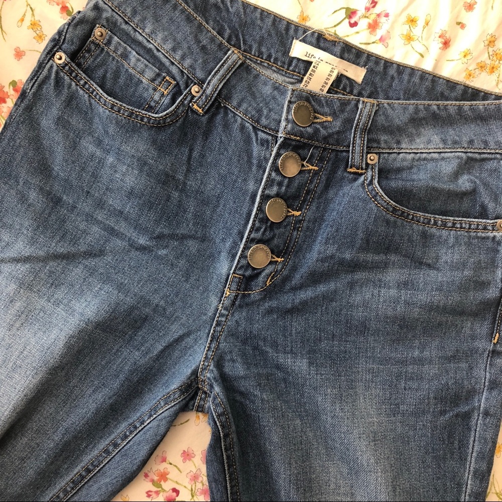 Wide leg jeans